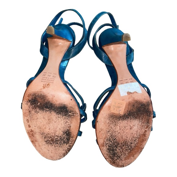 Vintage ALDO | size 7 | leather heel | ankle strap buckle - Picture 3 of 6